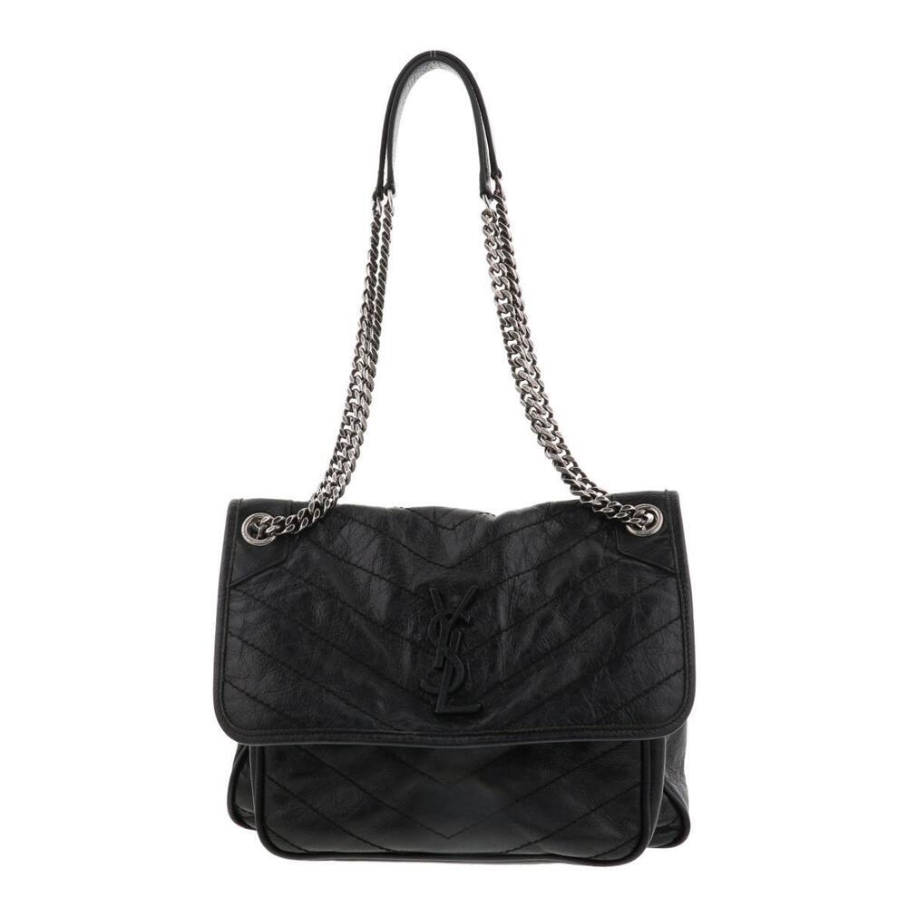 Saint Laurent Yves BABY NIKI Shoulder Bag Black - Picture 1 of 6